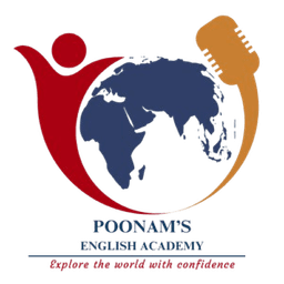 Poonam's English Academy logo